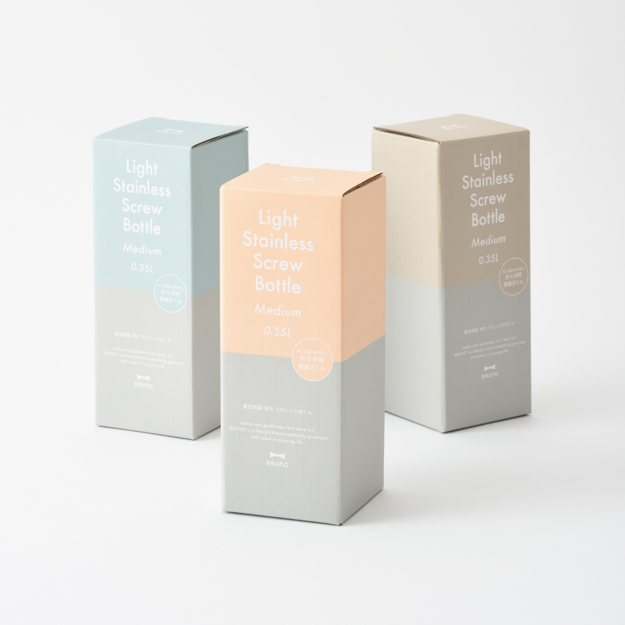 軽量ステンレススクリューボトルmedium
