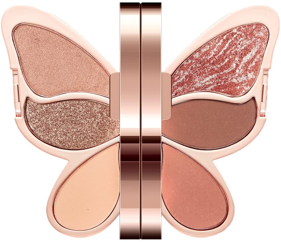 【タンプ限定】もこもこポーチと大人気バタフライアイシャドウ