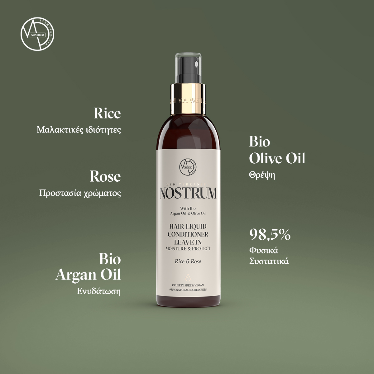 洗い流さないヘアトリートメント　ライス&ローズ