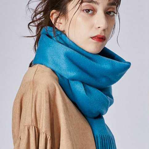 【刺繍名入れギフト】カシミヤ100% 大判ストール