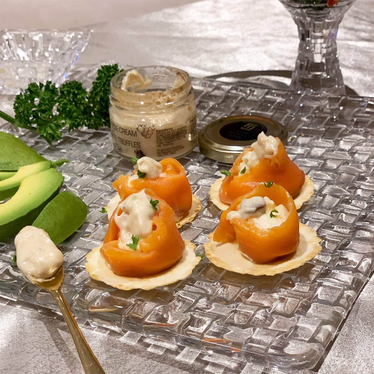 白トリュフチーズクリームと黒トリュフポルチーニディップのセット【ギフト箱入り】
