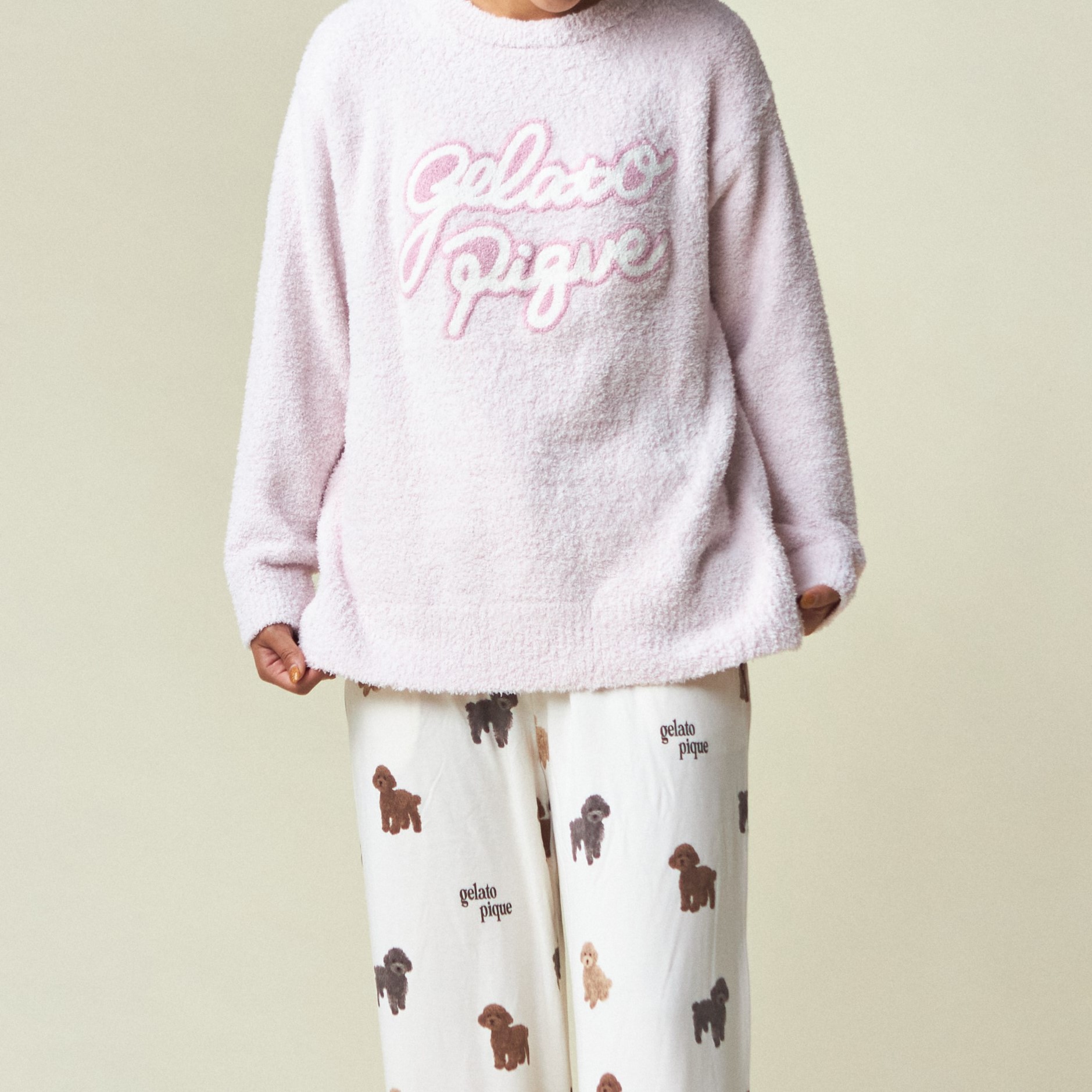 新作gelato pique ジェラートピケSAKURA ガーゼ上下セット 新品  