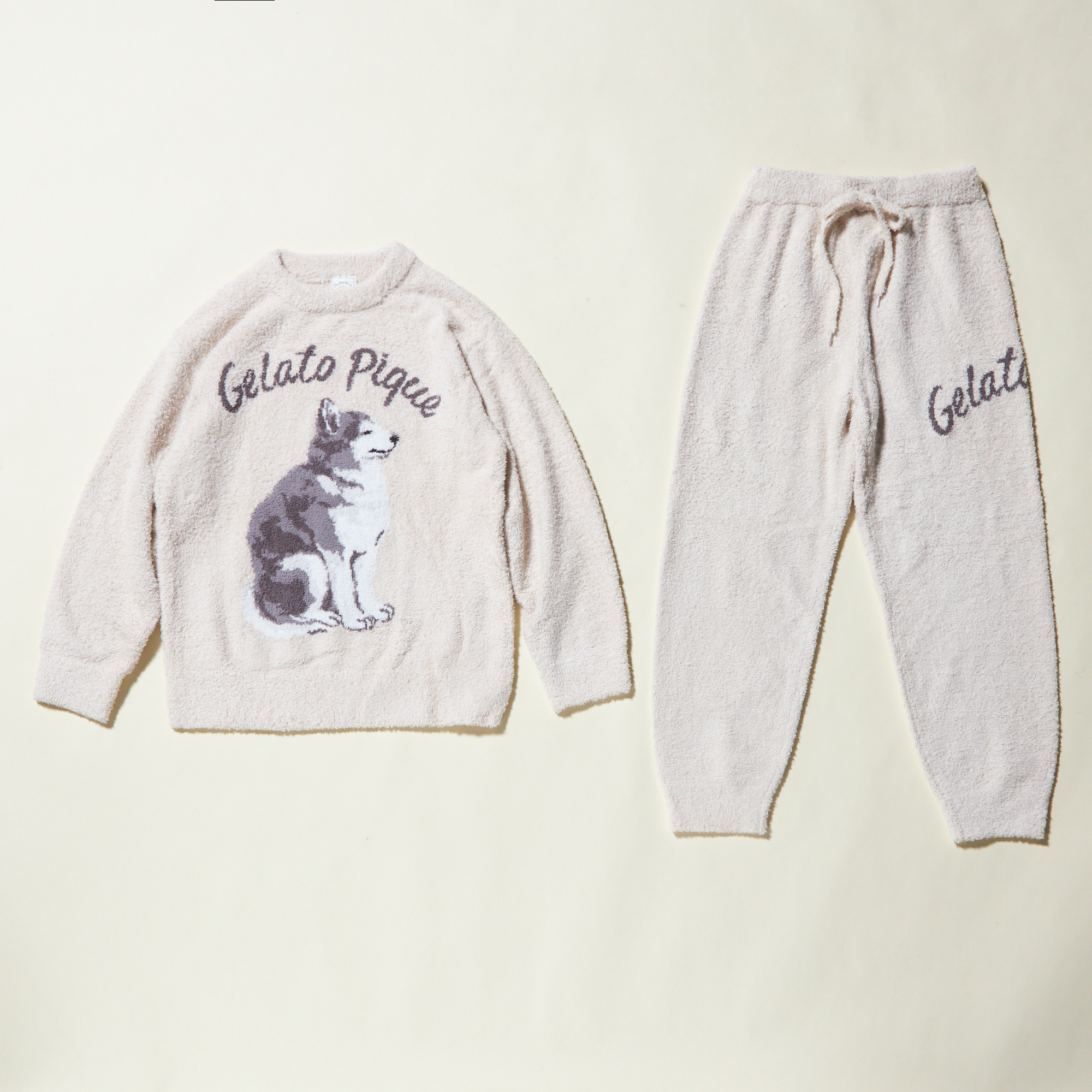 【WOMEN】ベビモコメランジハスキーJQD プルオーバー&ロングパンツ