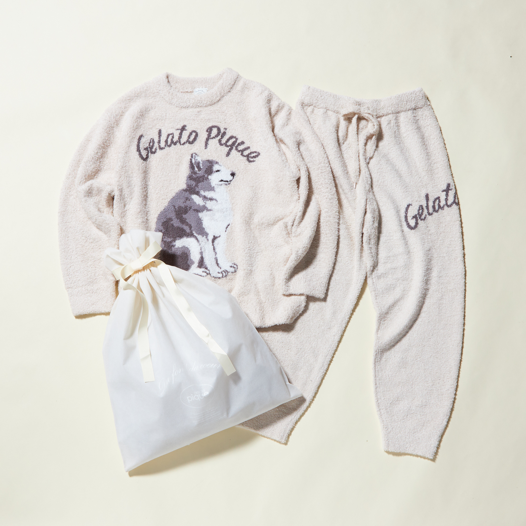 【WOMEN】ベビモコメランジハスキーJQD プルオーバー&ロングパンツ