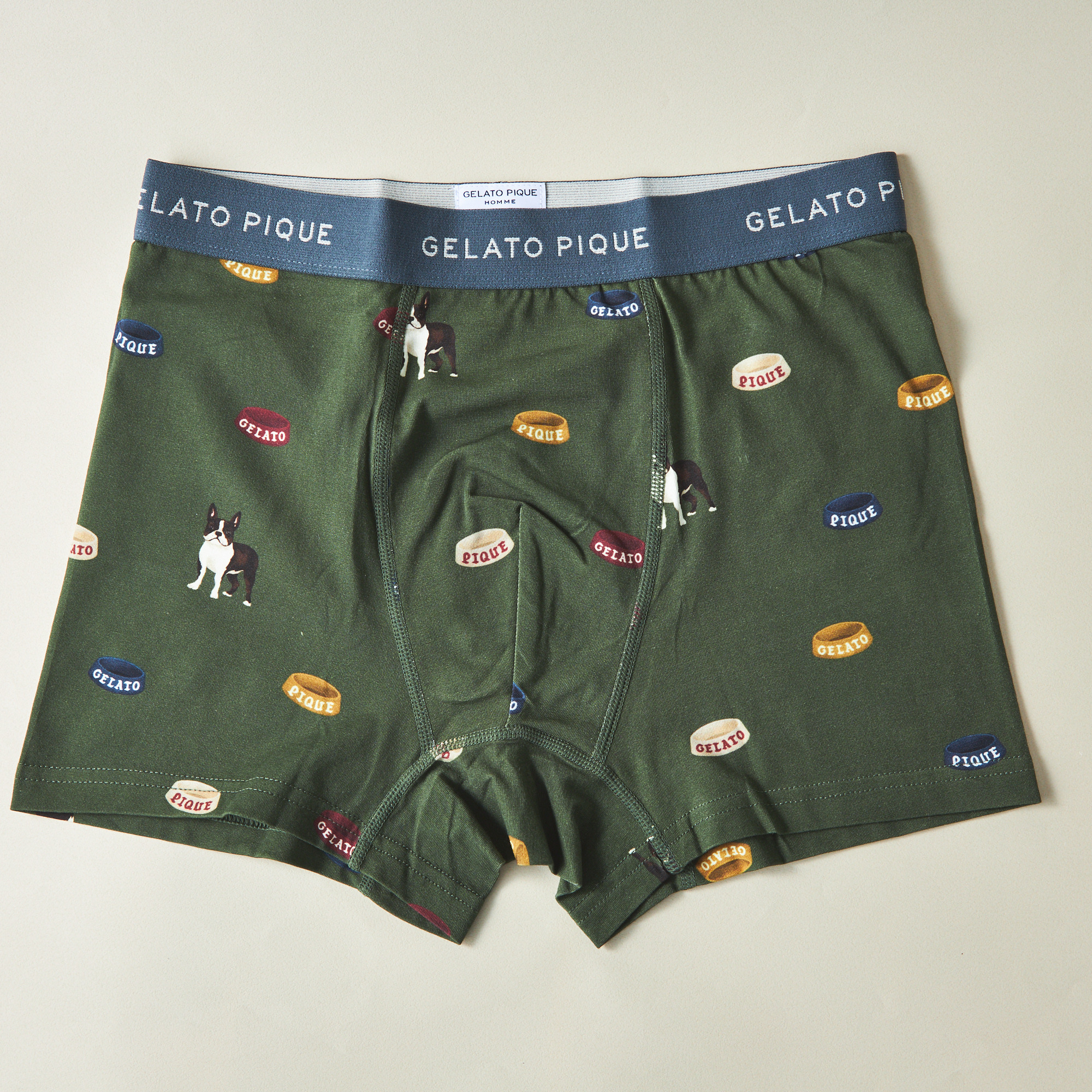 【HOMME】フレンチブルドッグ柄ボクサーパンツ