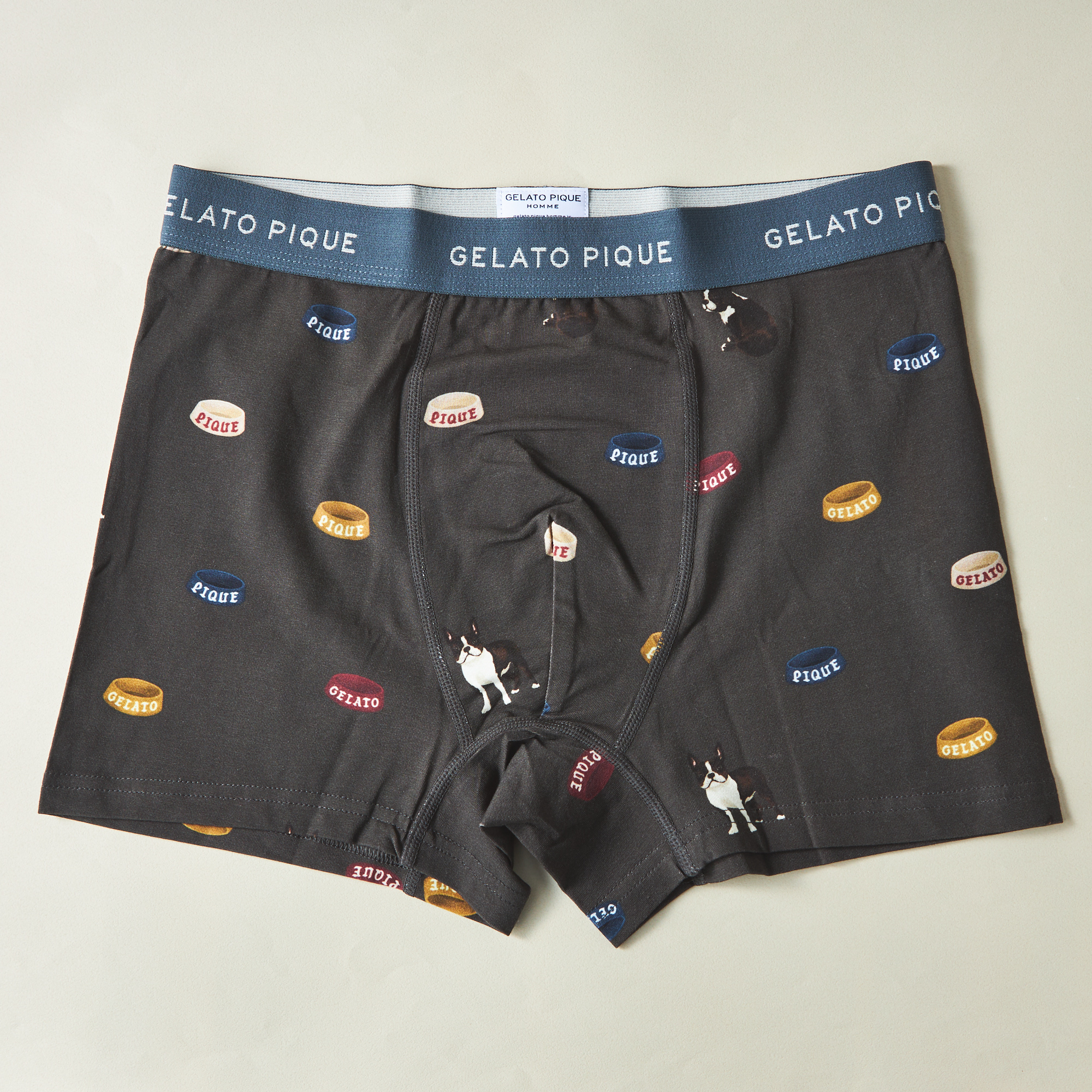 【HOMME】フレンチブルドッグ柄ボクサーパンツ