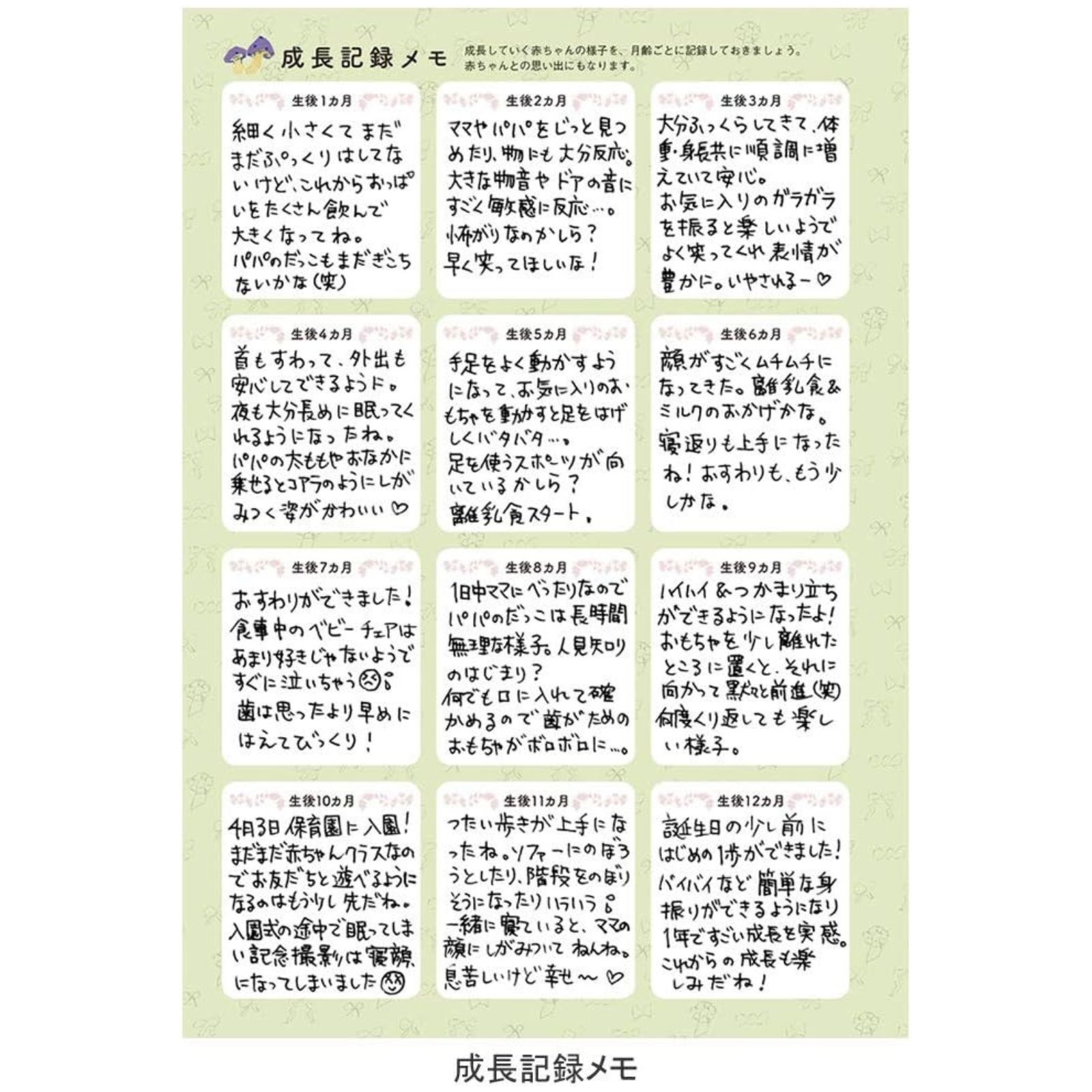 【全3色】育児（ベビー）ダイアリー マークス ポニー 日付フリー＜A5＞