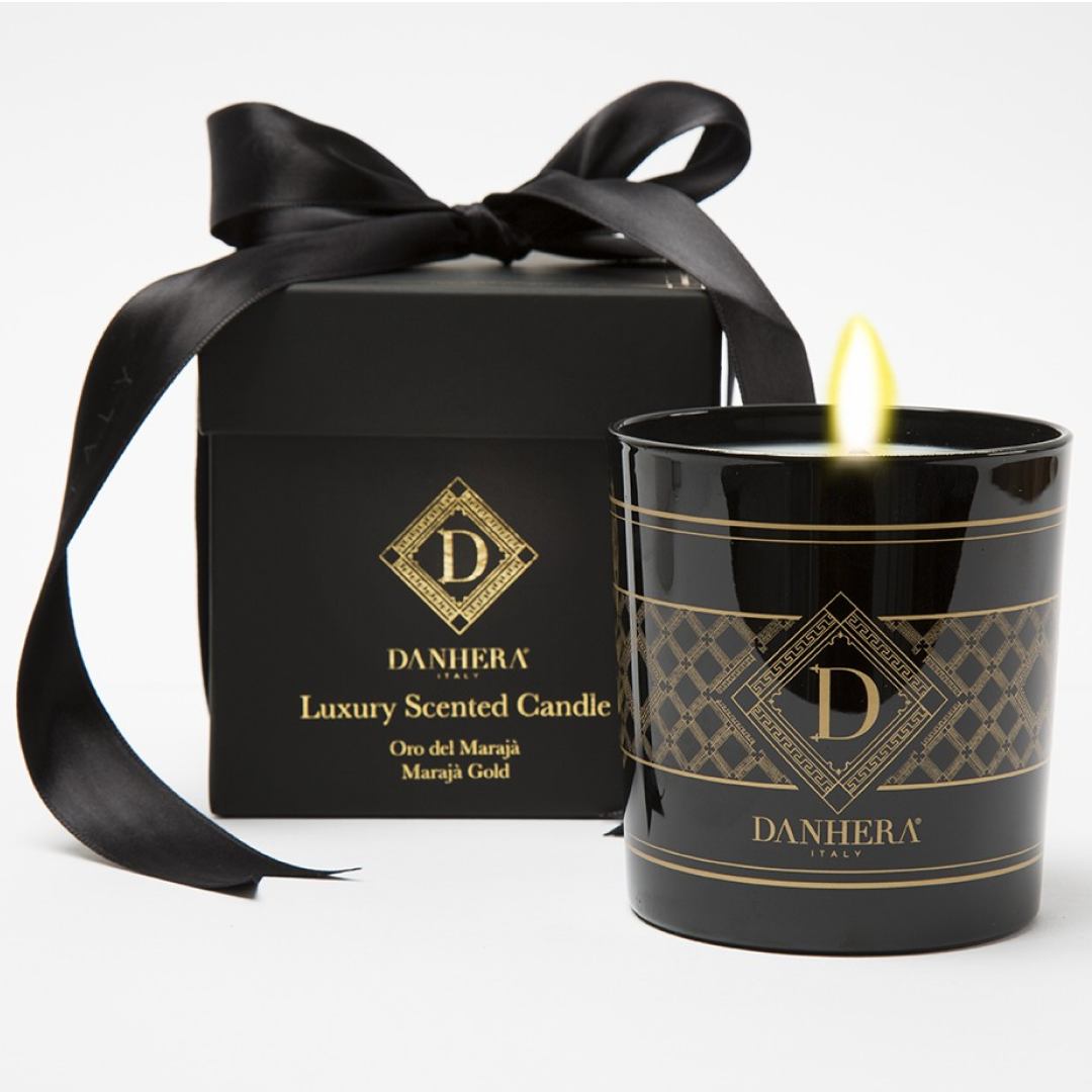 キャンドル　ホワイト/ブラック