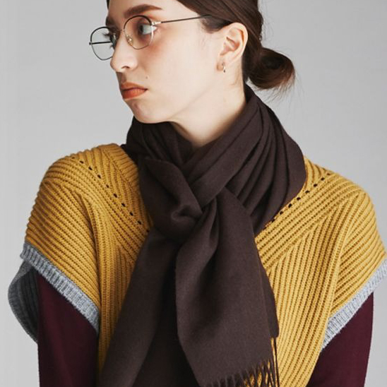 【還暦・名入れギフト】カシミヤ100%マフラー