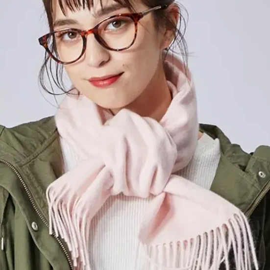 【還暦・名入れギフト】カシミヤ100%マフラー