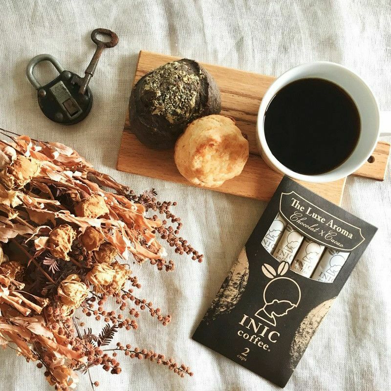 【ペア】カフェオレマグ&ドリップド・コーヒーパウダーセット