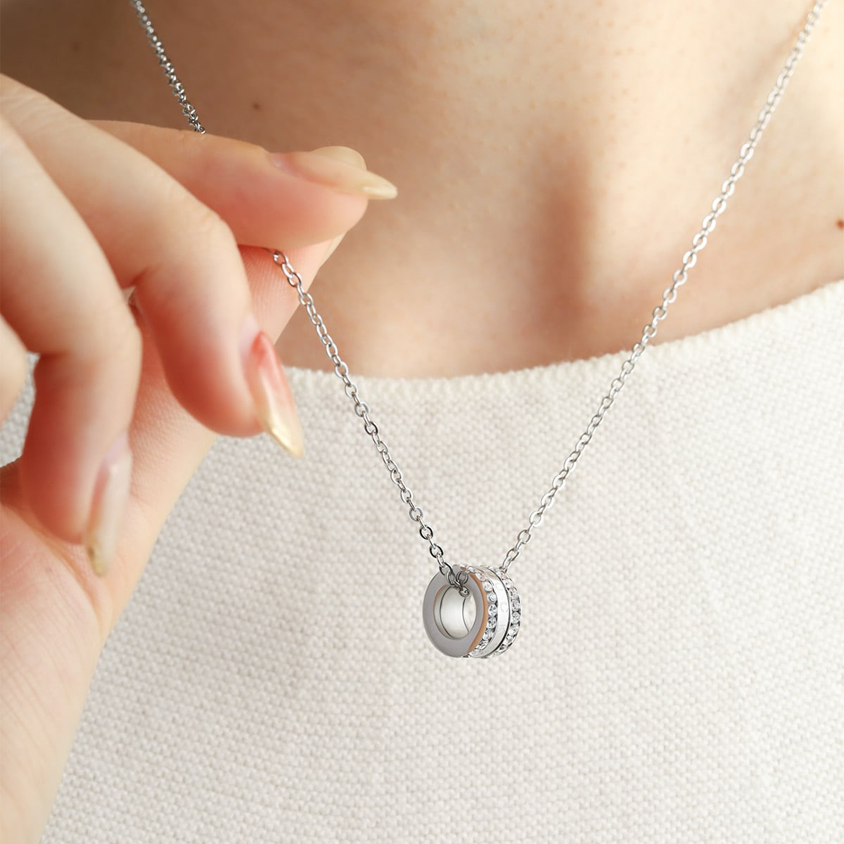 【ギフトBOX付】Licht necklace