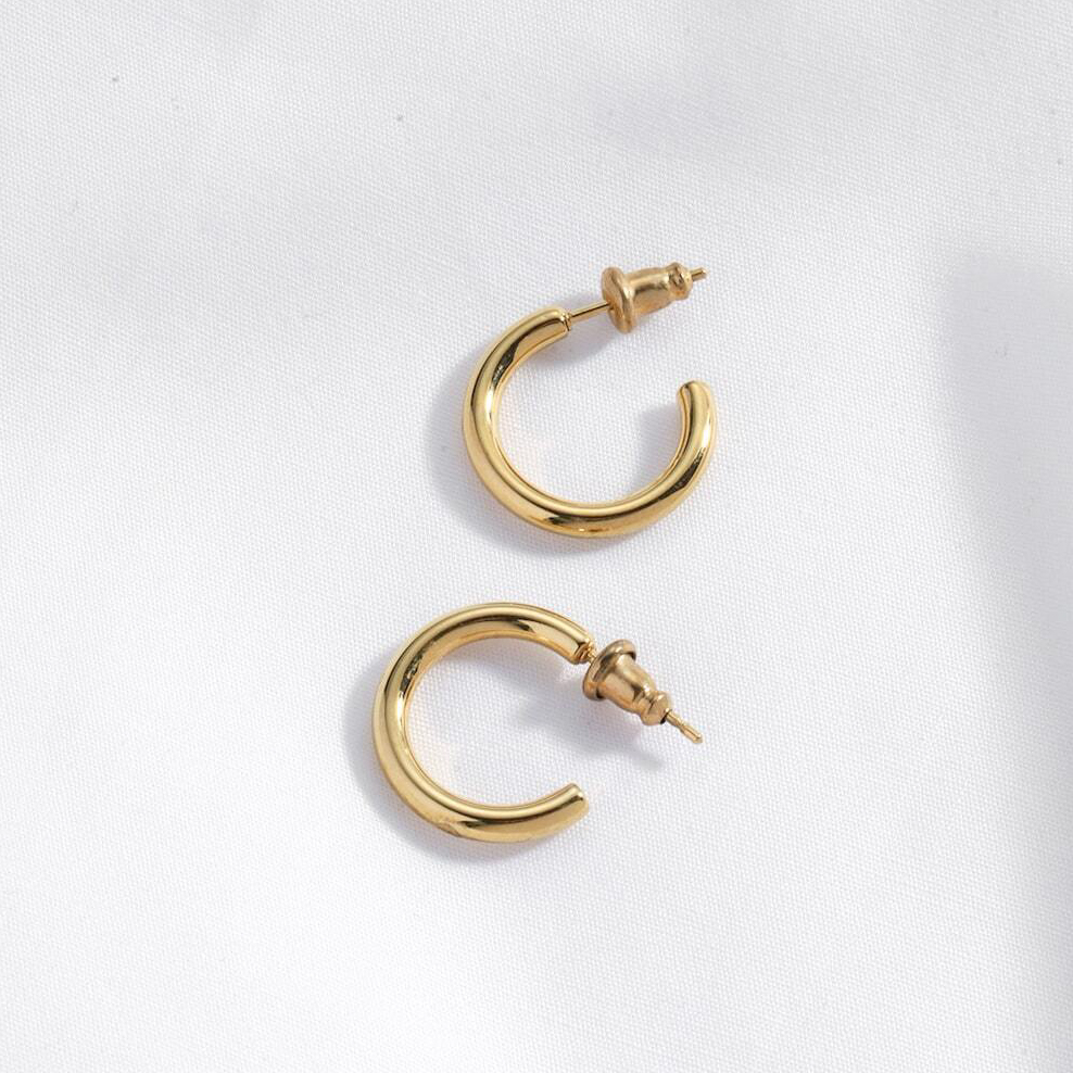 【ショッパー付】Hoop pierce（ゴールド/シルバー）