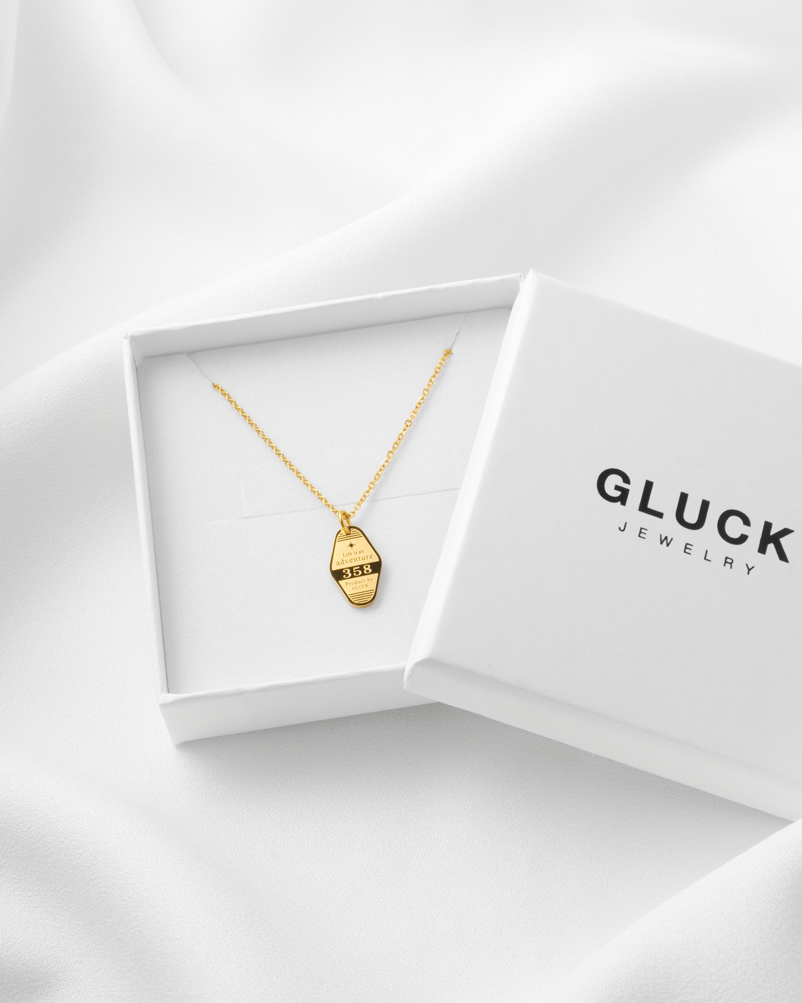 【ギフトBOX付】モーテルキー2WAYネックレス（ゴールド/シルバー）