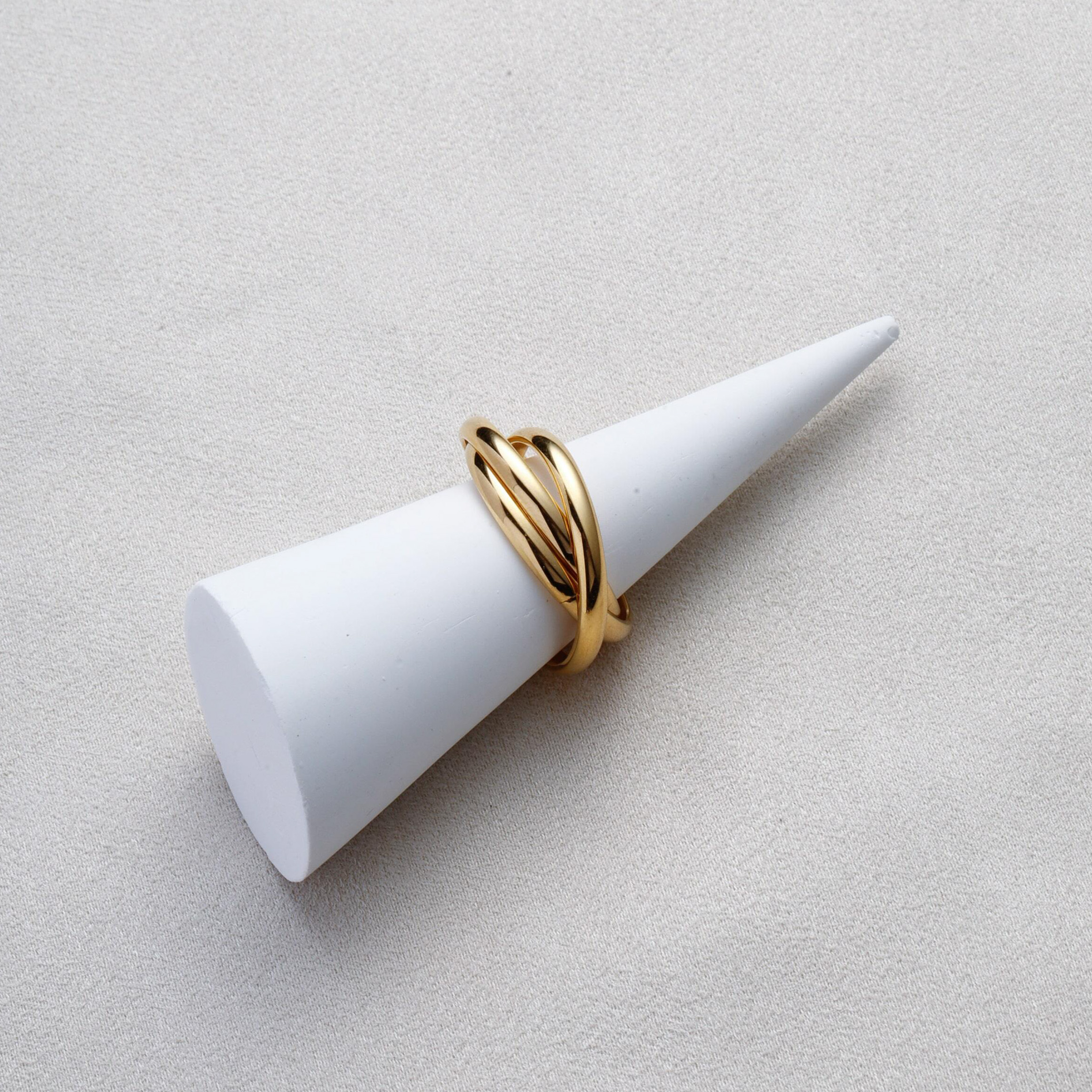 【お友達がサイズ選べる】Drei ring（ゴールド/シルバー）