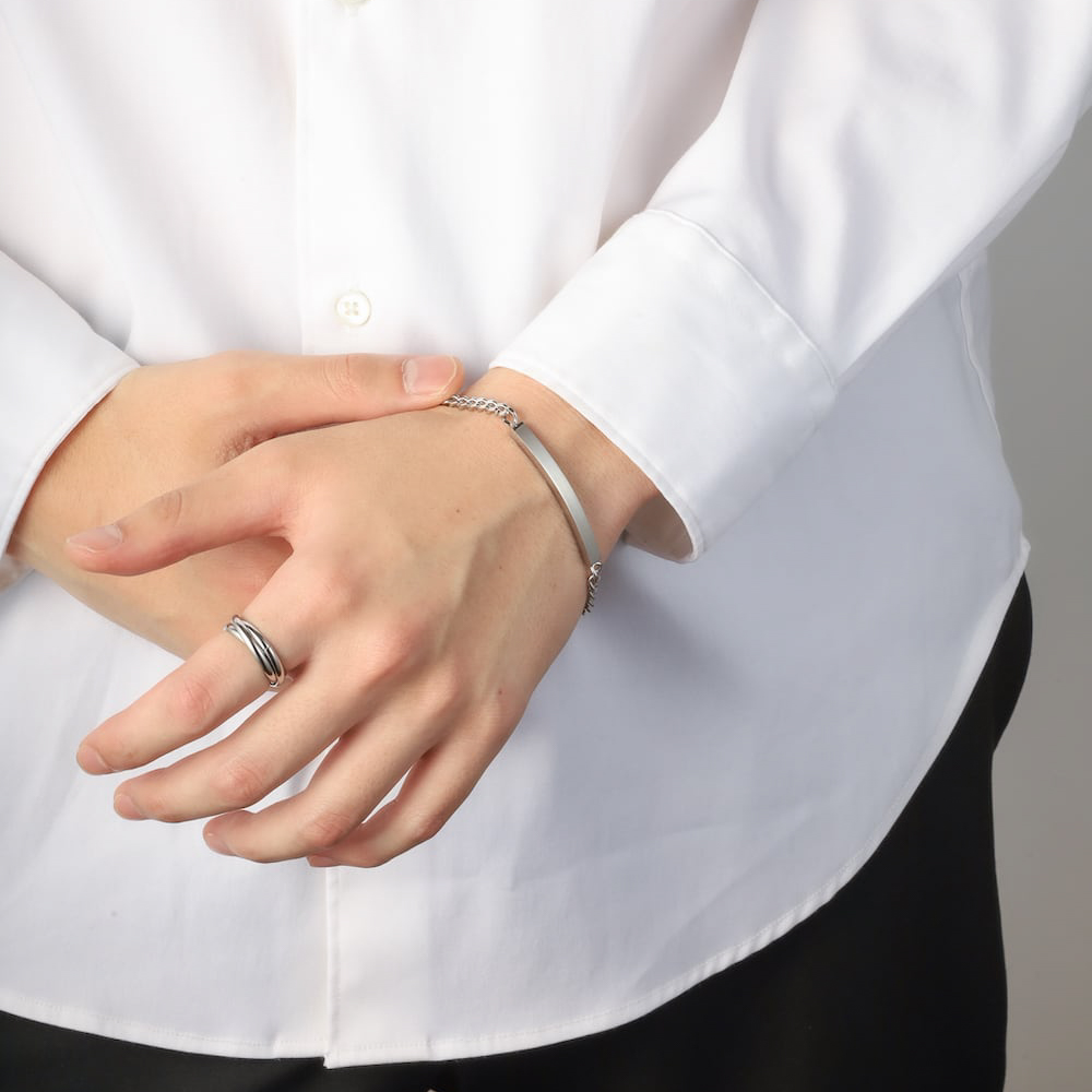 【お友達がサイズ選べる】Drei ring（ゴールド/シルバー）