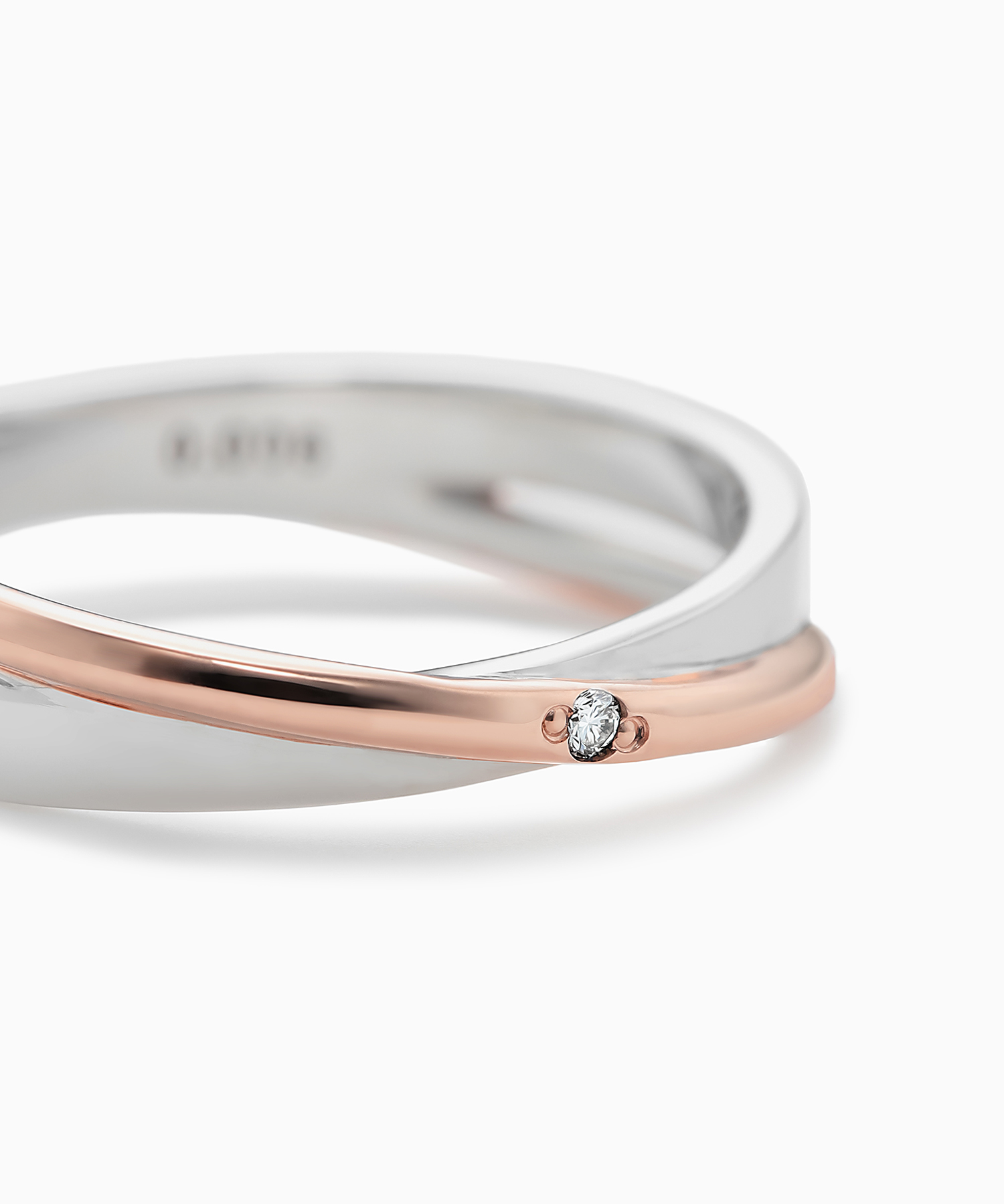 【レディース・ペア】SV980 ダイヤモンド リング