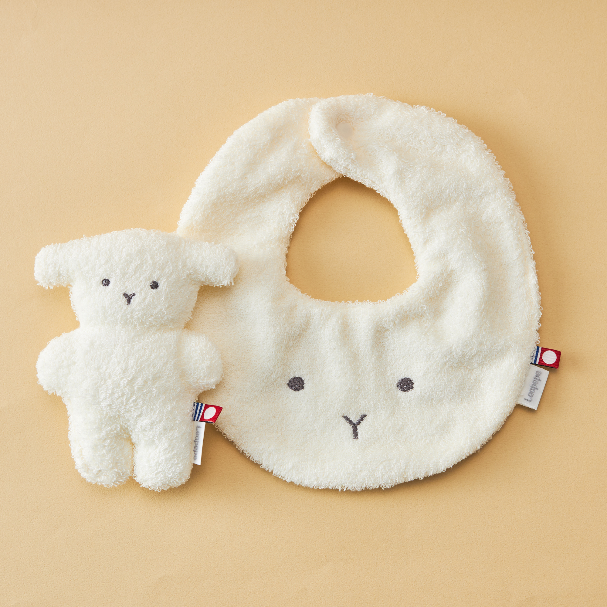 【名入れギフト】今治タオル スタイ&ラトルセット