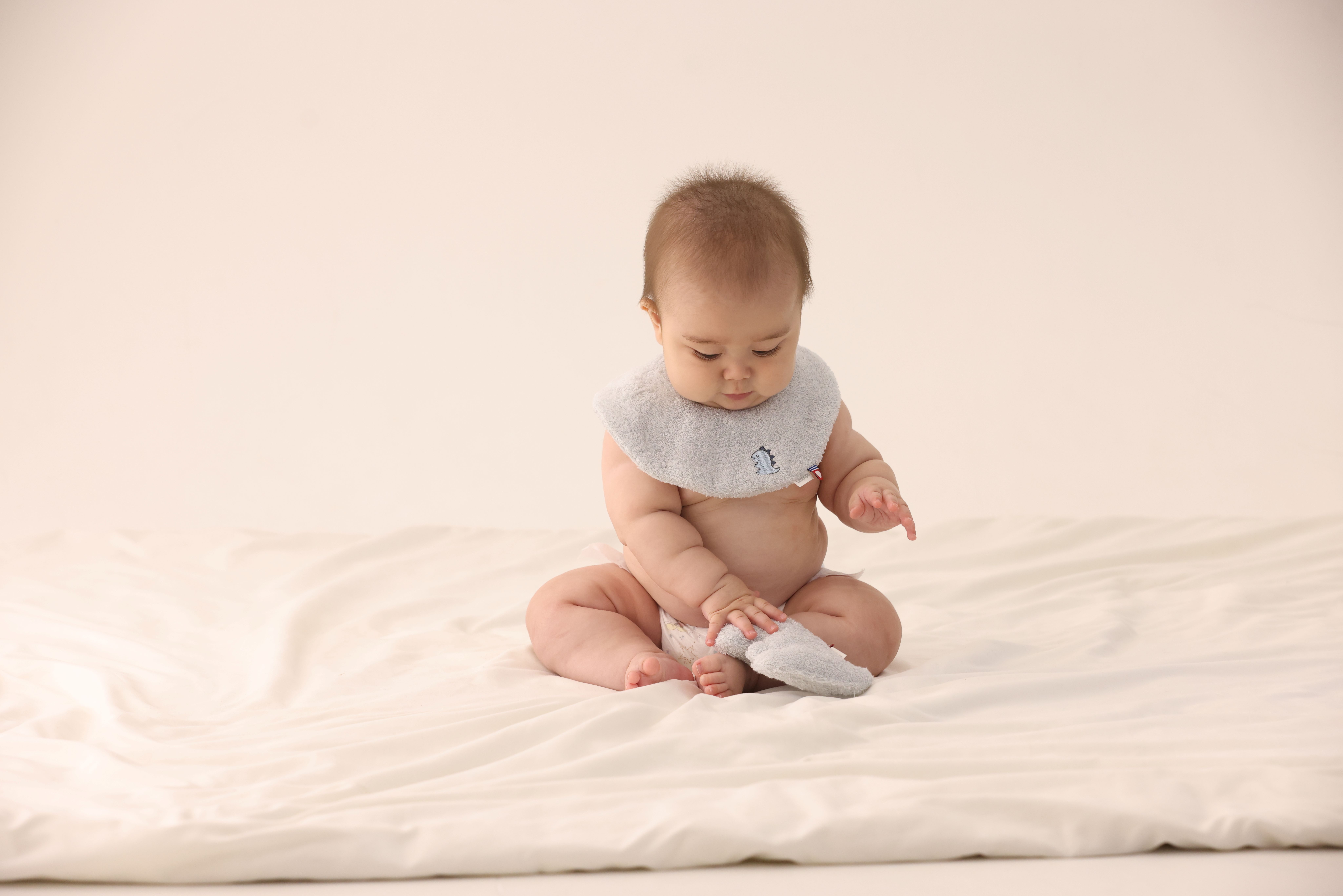 【名入れギフト】今治タオル スタイ&ラトルセット