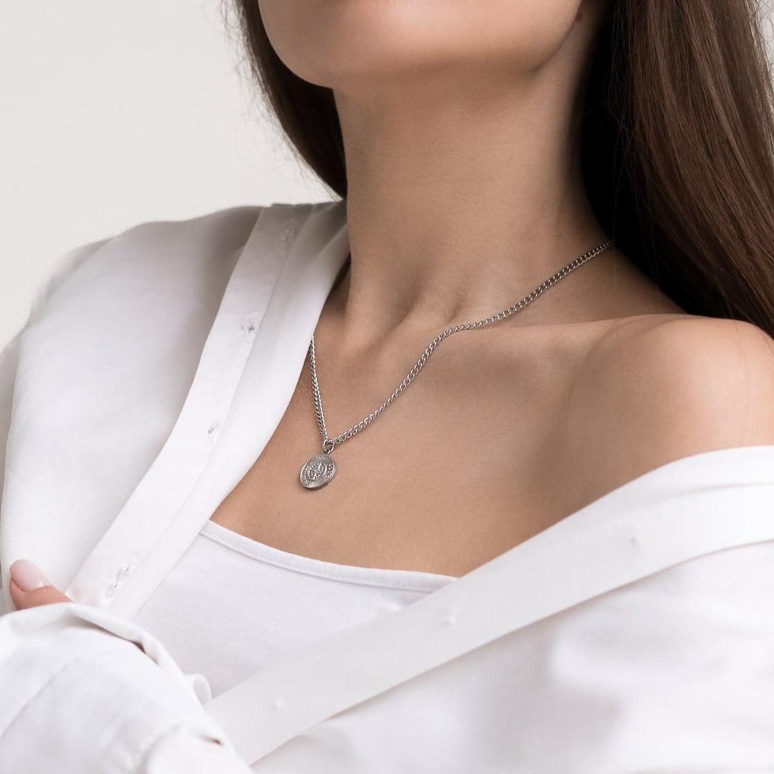 【ギフトBOX入り】コインネックレス＆Dreiリングセット（ゴールド/シルバー/ローズゴールド）