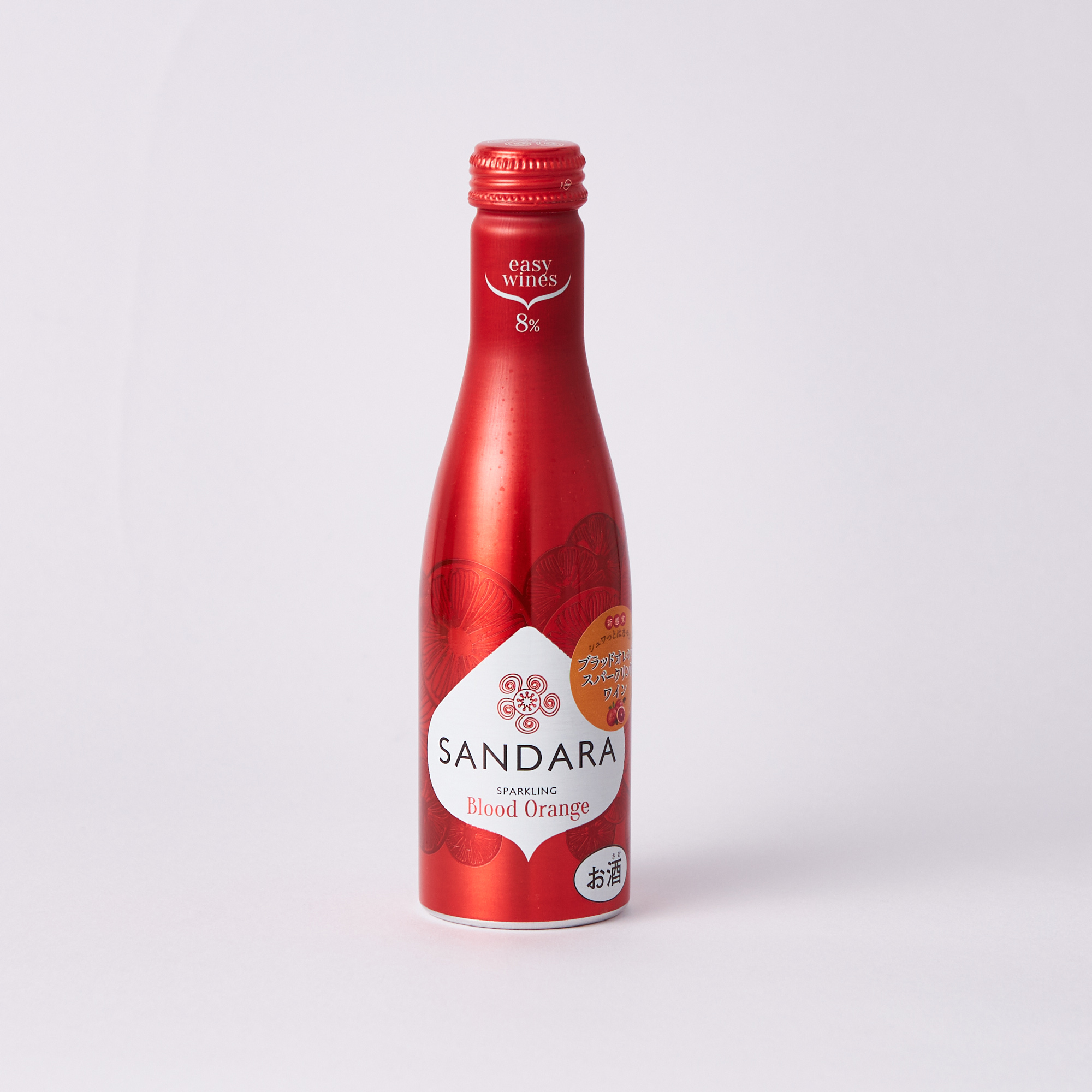 ［スパークリングワイン］送料無料※１２本セット　サンダラ　ブラッドオレンジ　スパークリング　７５０ｍｌ瓶　１２本　川商フーズ スペイン サンダラ ブラッドオレンジ スパークリングワイン やや甘口
