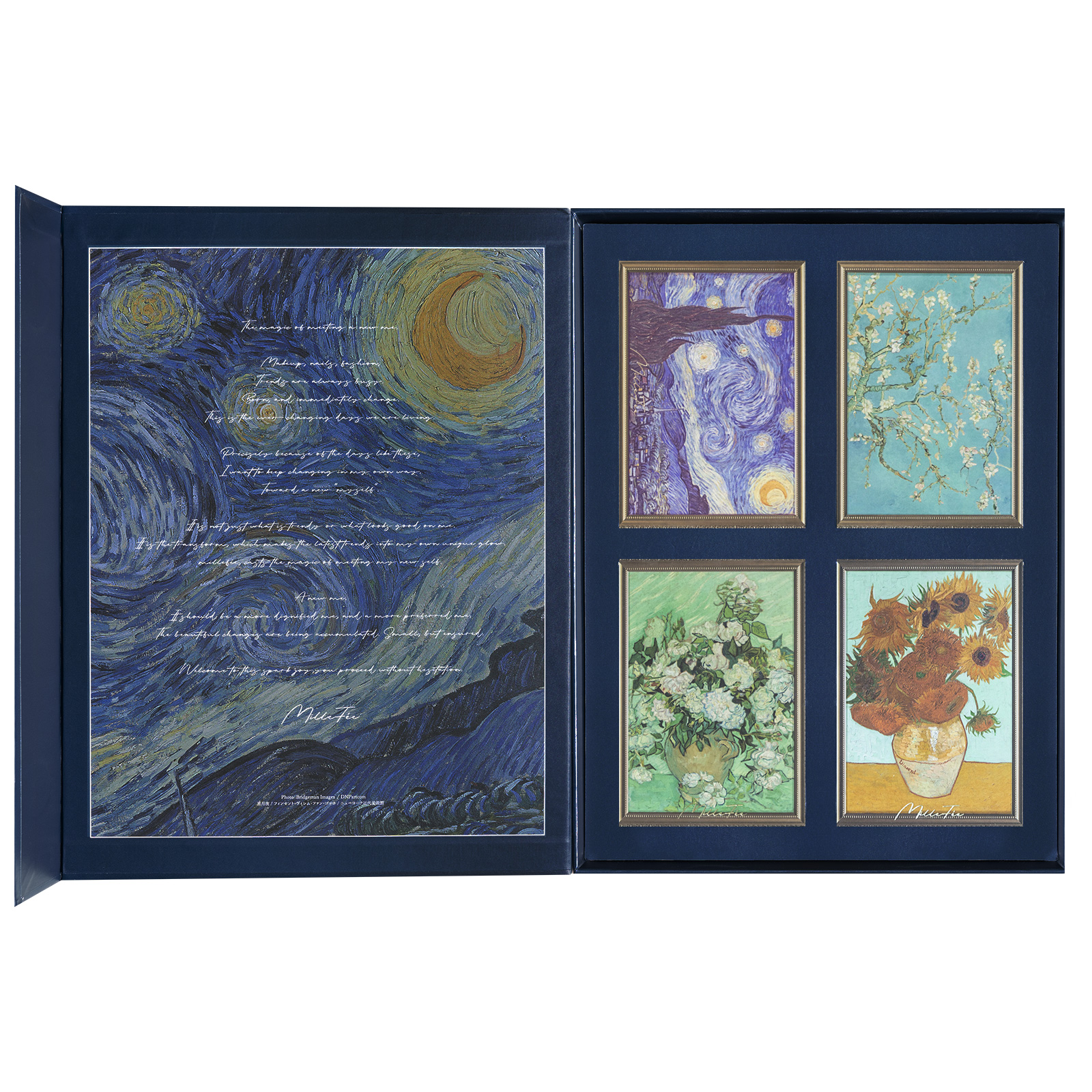 絵画アイシャドウパレット　ゴッホコンプリートボックス