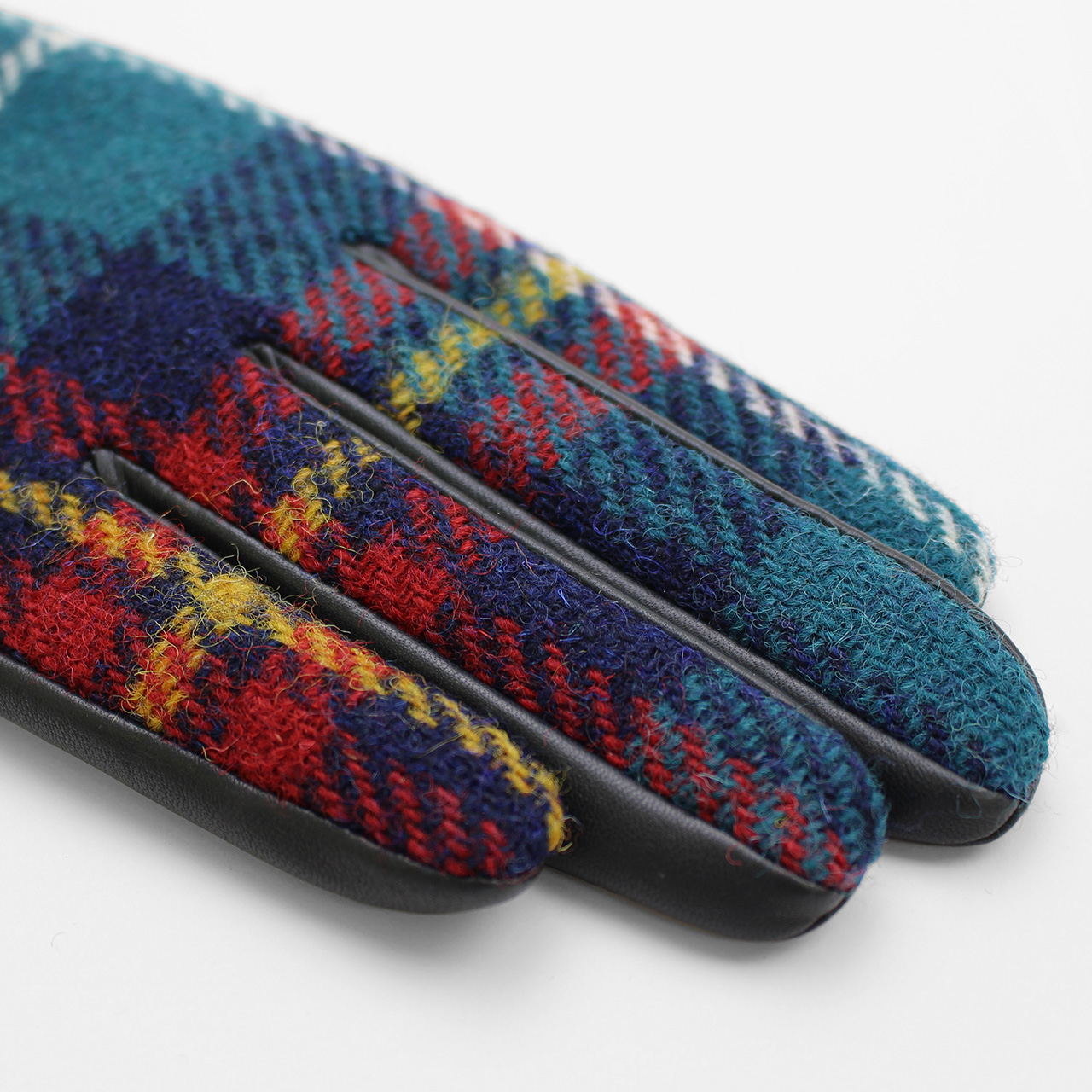 【WOMEN】Harris Tweed グローブ / スクワラン加工/ 抗菌機能 / タッチパネル対応