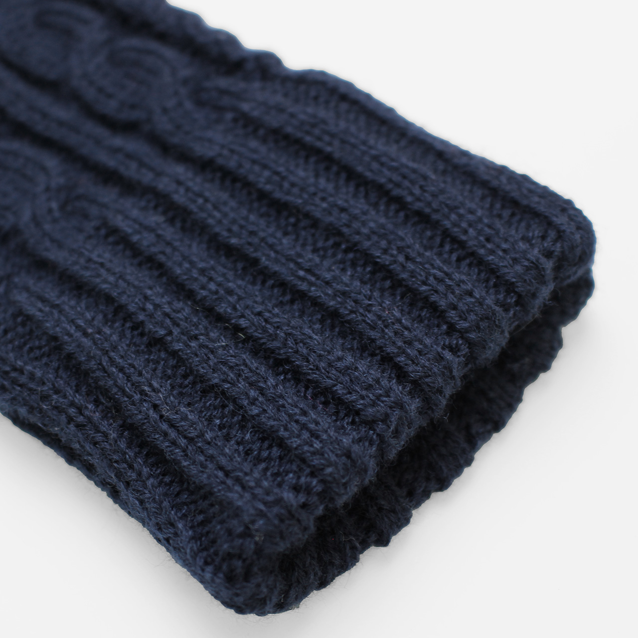 【WOMEN】ケーブルフィンガーレスニットグローブ