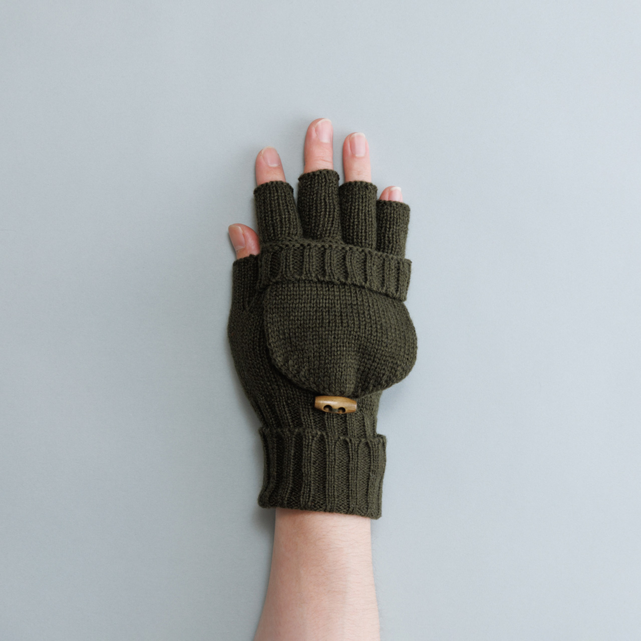 【MEN】フード付きニットグローブ