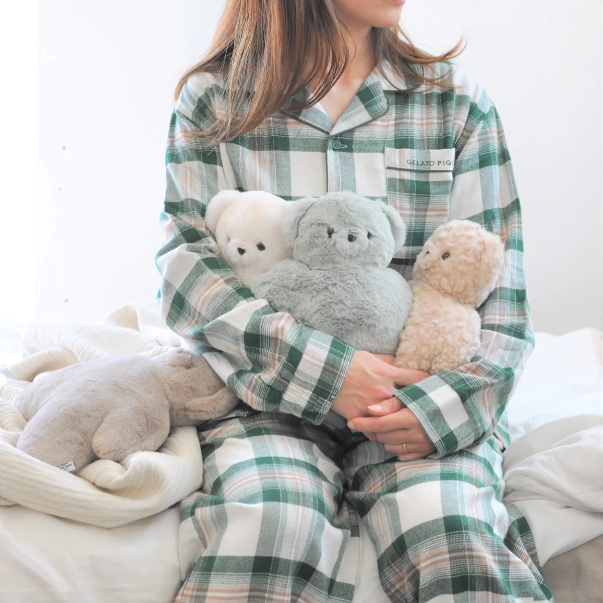 テディウォーマーLと蓋付きマグの温活セット