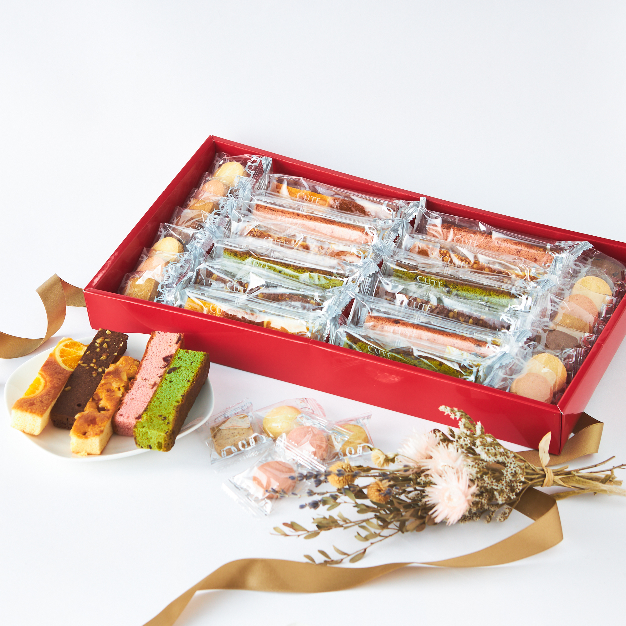 【たっぷり焼き菓子詰め合わせ】スティックケーキとプチクッキーのキュートセレクション 26個入り