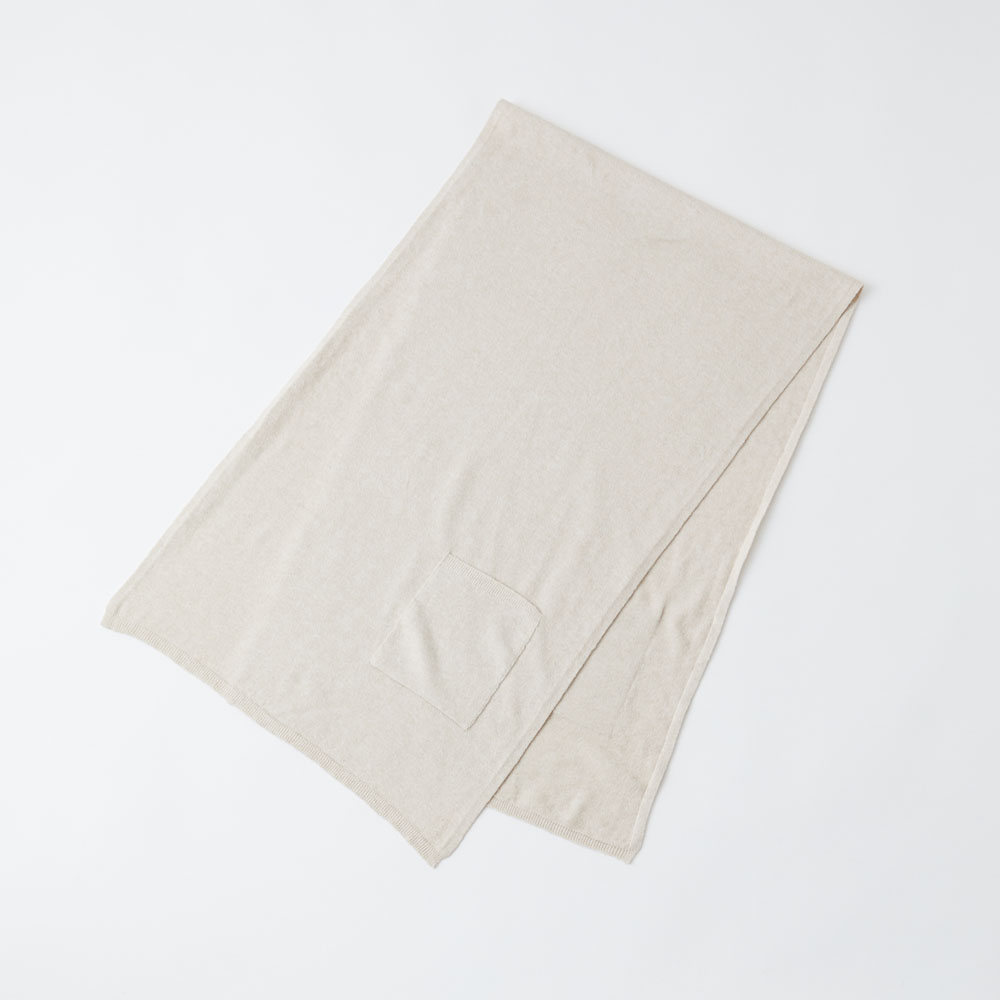 リューズニット 軽くてやわらかいスフレのようなポケットショール