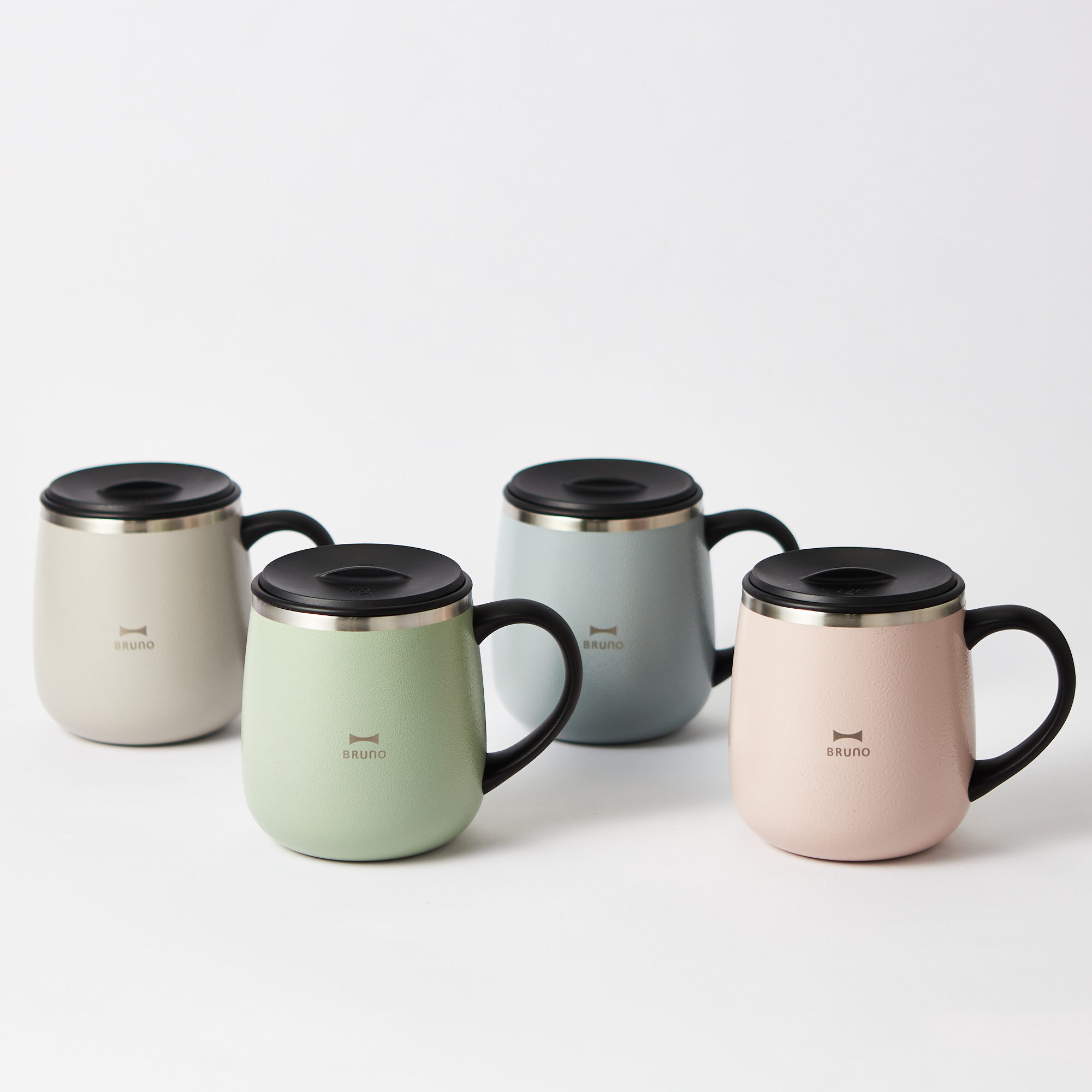 ＜ペア＞色が選べる蓋つきステンレスマグshort