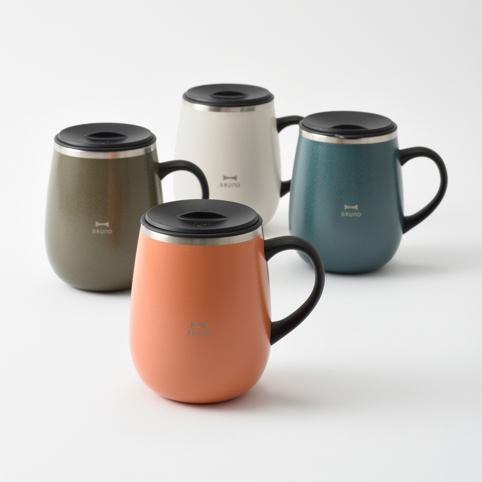 ペア＞色が選べる蓋つきステンレスマグtall | BRUNO（ブルーノ）の