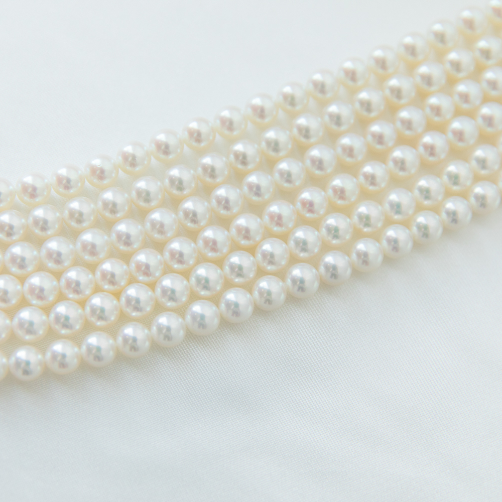 Ptアコヤ真珠ひと粒パールネックレス