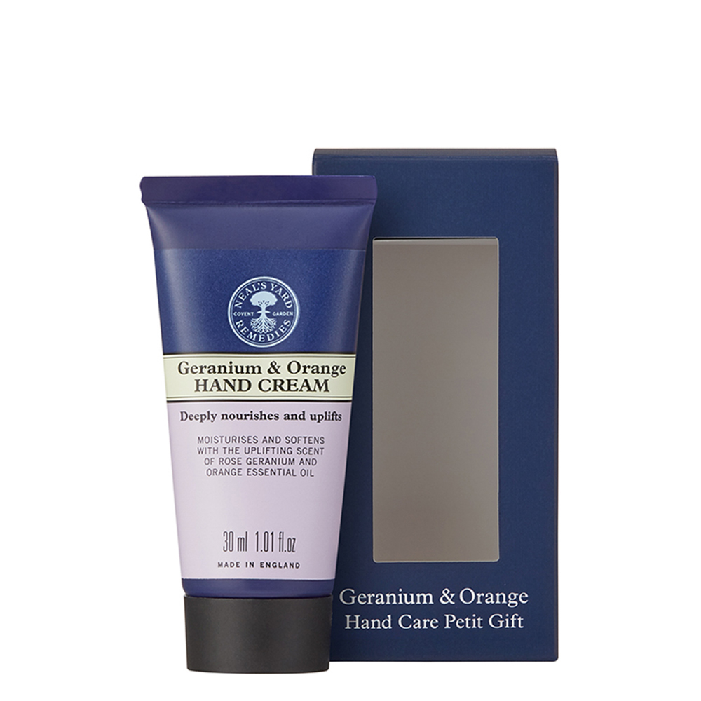 【クリスマス・数量限定】ゼラニウム＆オレンジハンドケアプチギフト NEAL'S YARD REMEDIES（ニールズヤード レメディーズ