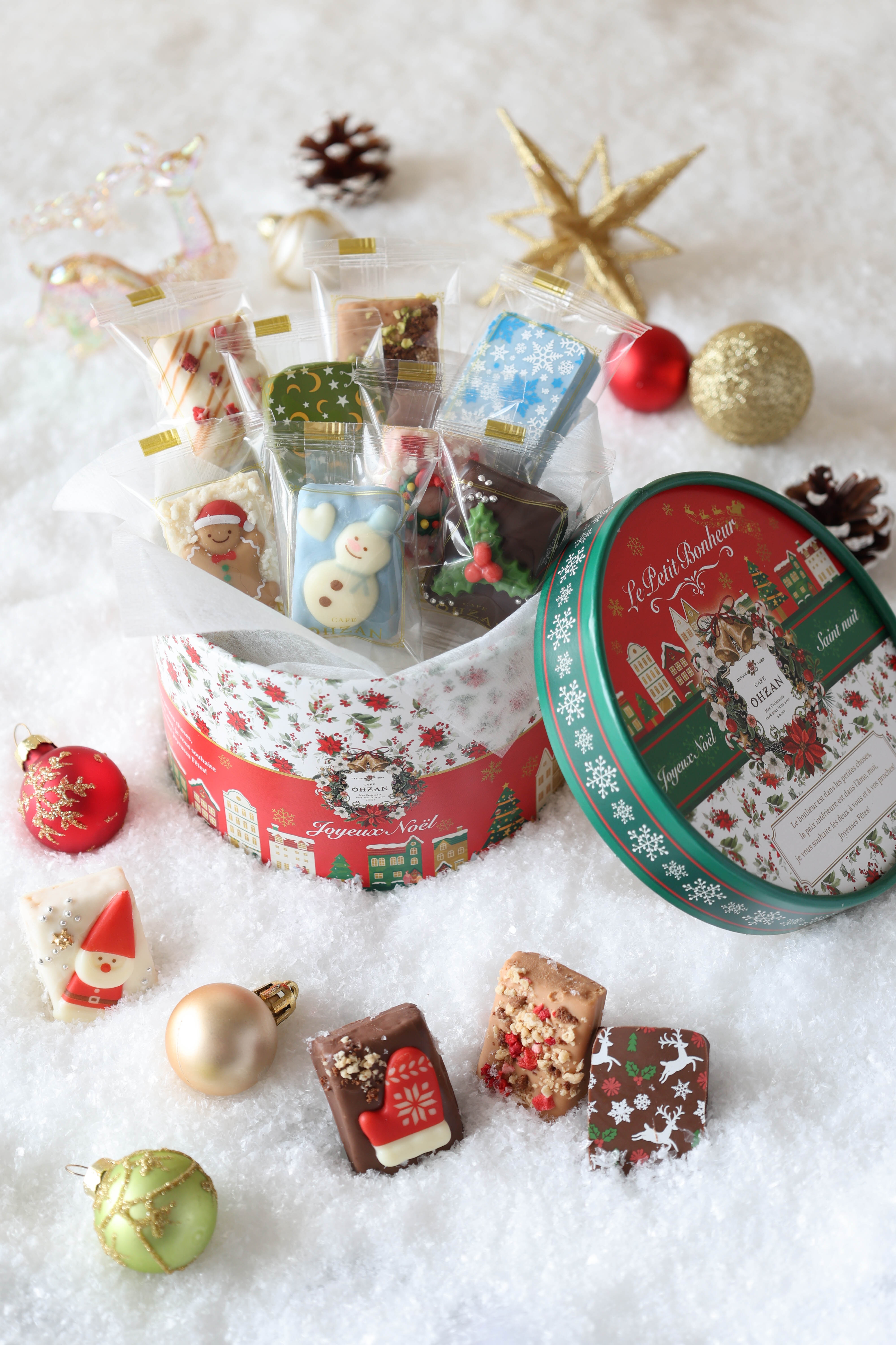 【クリスマス・数量限定】キューブラスク12個入り　ノエル・ブラン