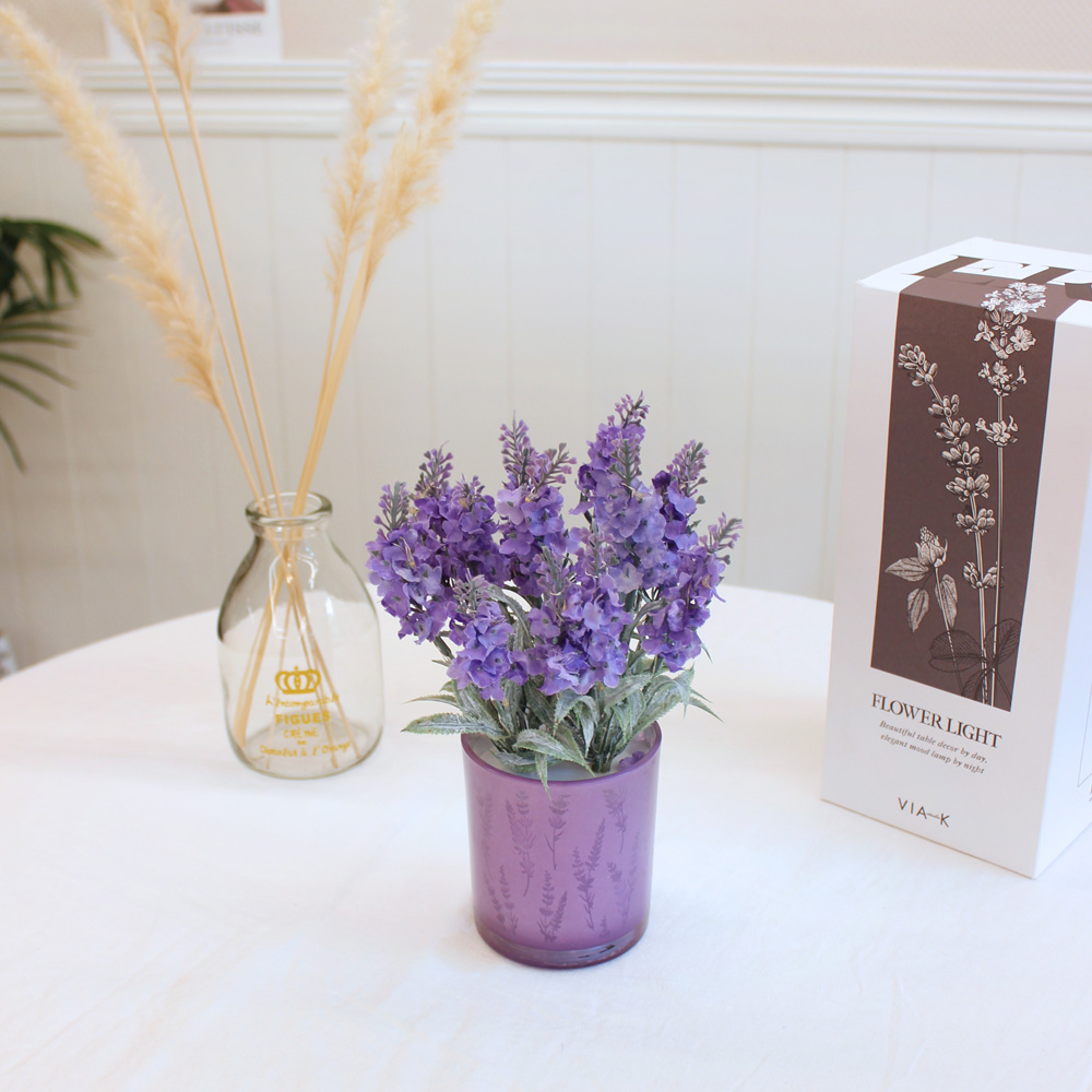 ラベンダーポットLED