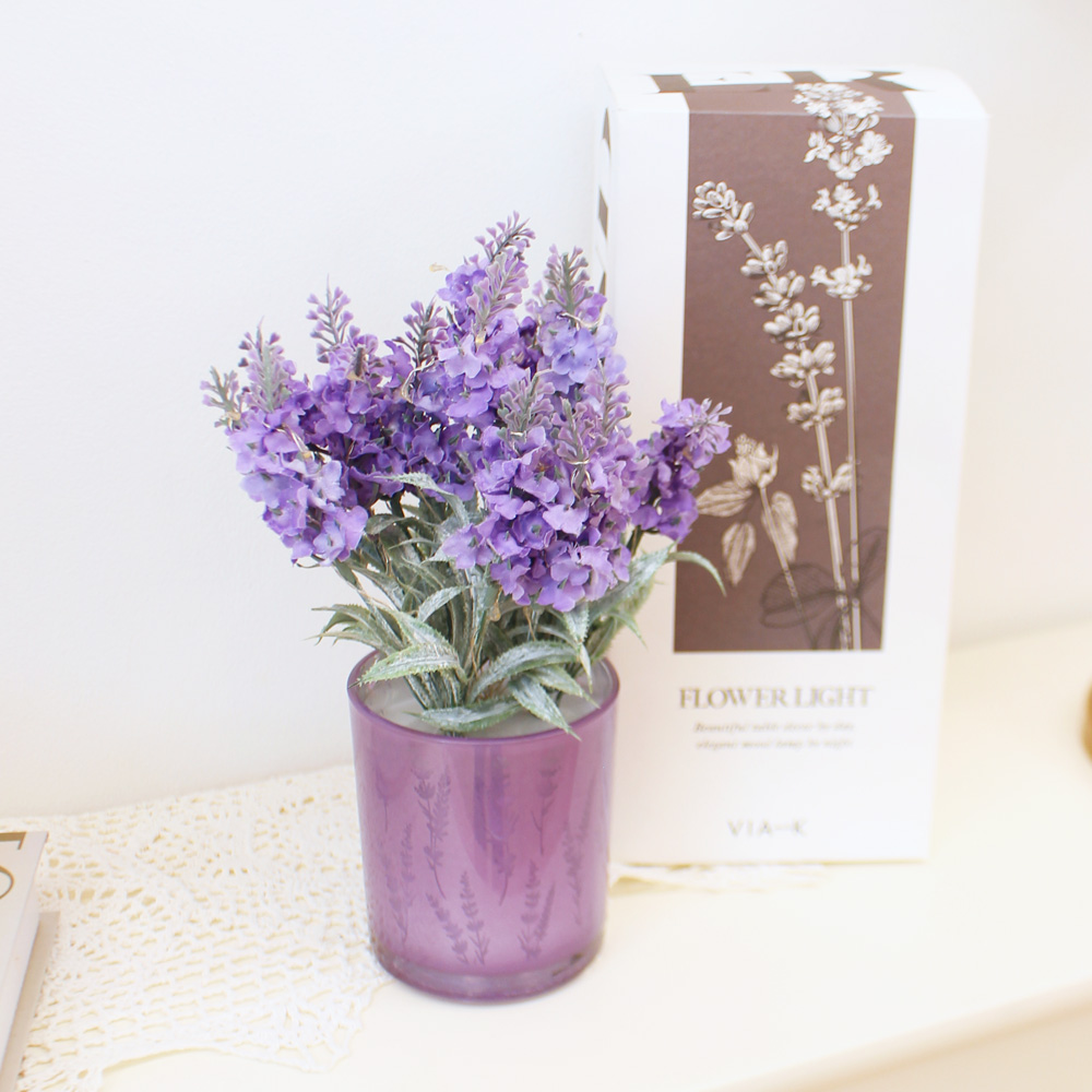 ラベンダーポットLED