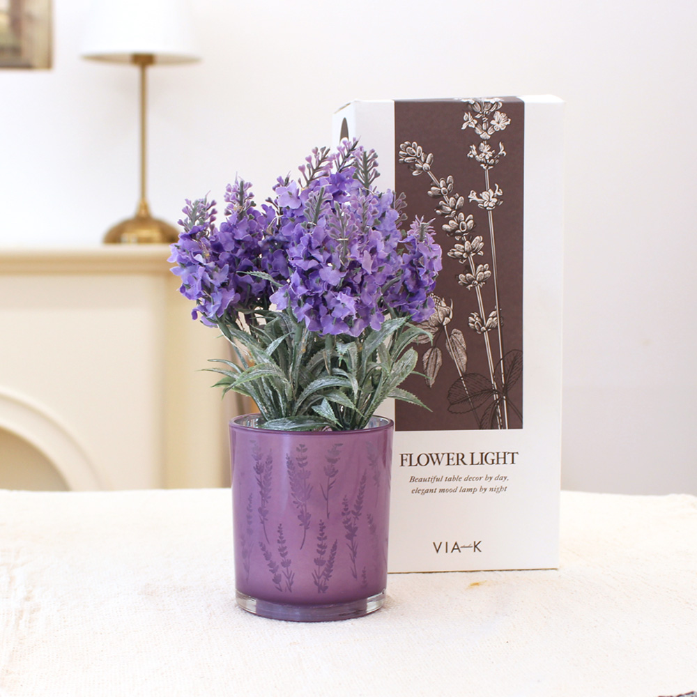 ラベンダーポットLED