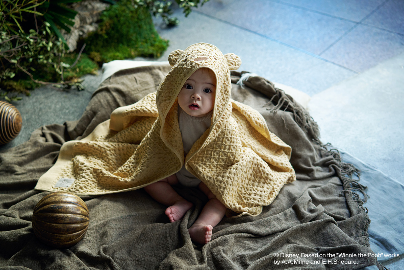 Winnie the pooh / 5 hooded towel