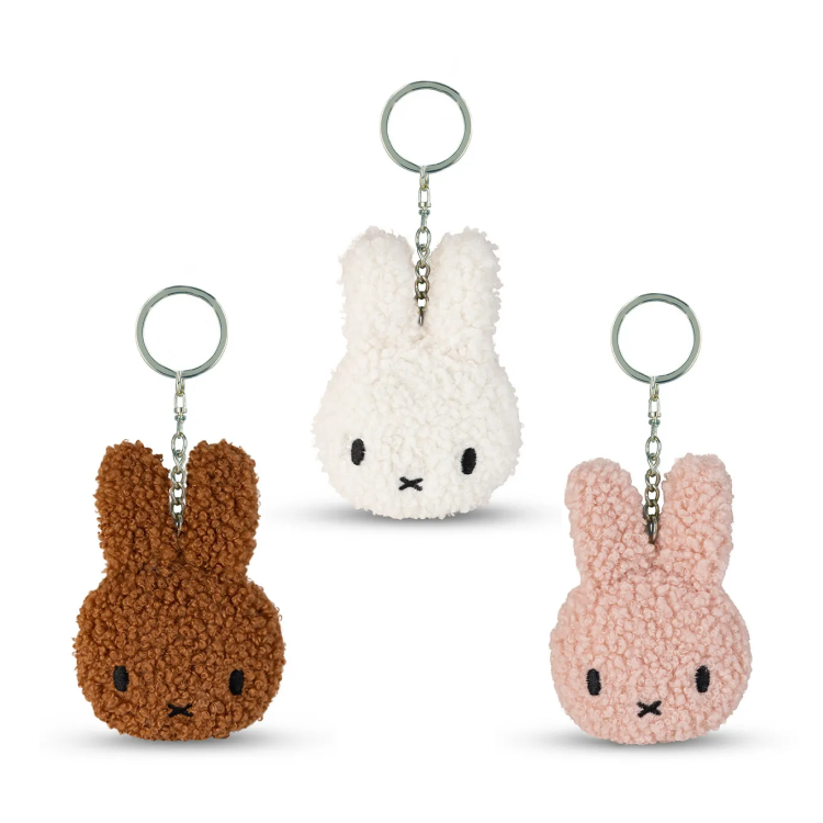 Miffy - Tiny Teddy Recycled Keyring 10cm - Pink