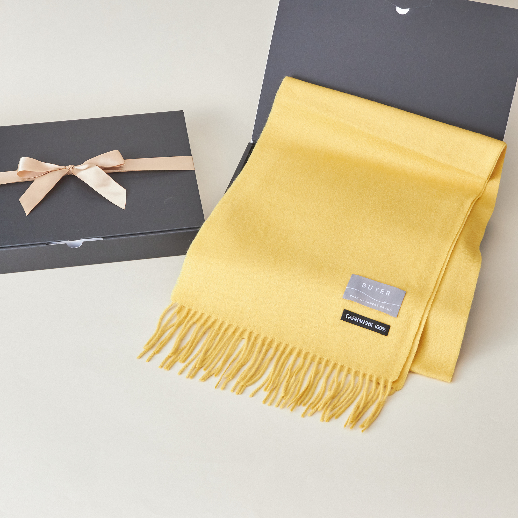 【傘寿・米寿・名入れギフト】カシミヤ100%マフラー