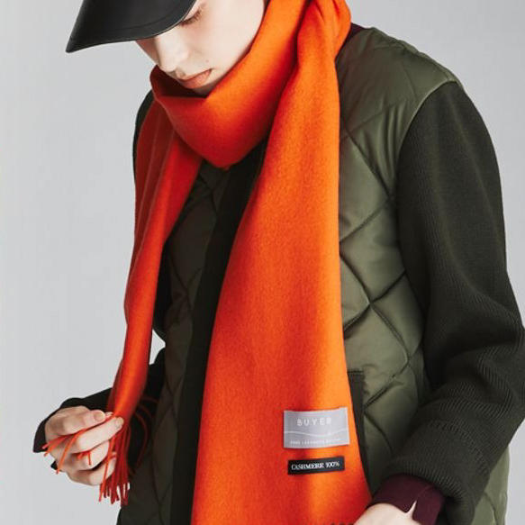 【傘寿・米寿・名入れギフト】カシミヤ100%マフラー