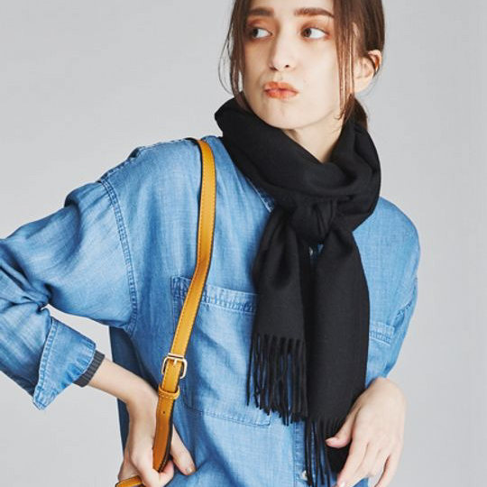 【傘寿・米寿・名入れギフト】カシミヤ100%マフラー