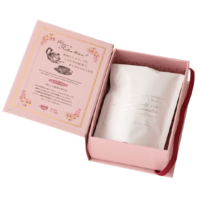 【BOX付き】お花のチョコレート・紅茶のセット
