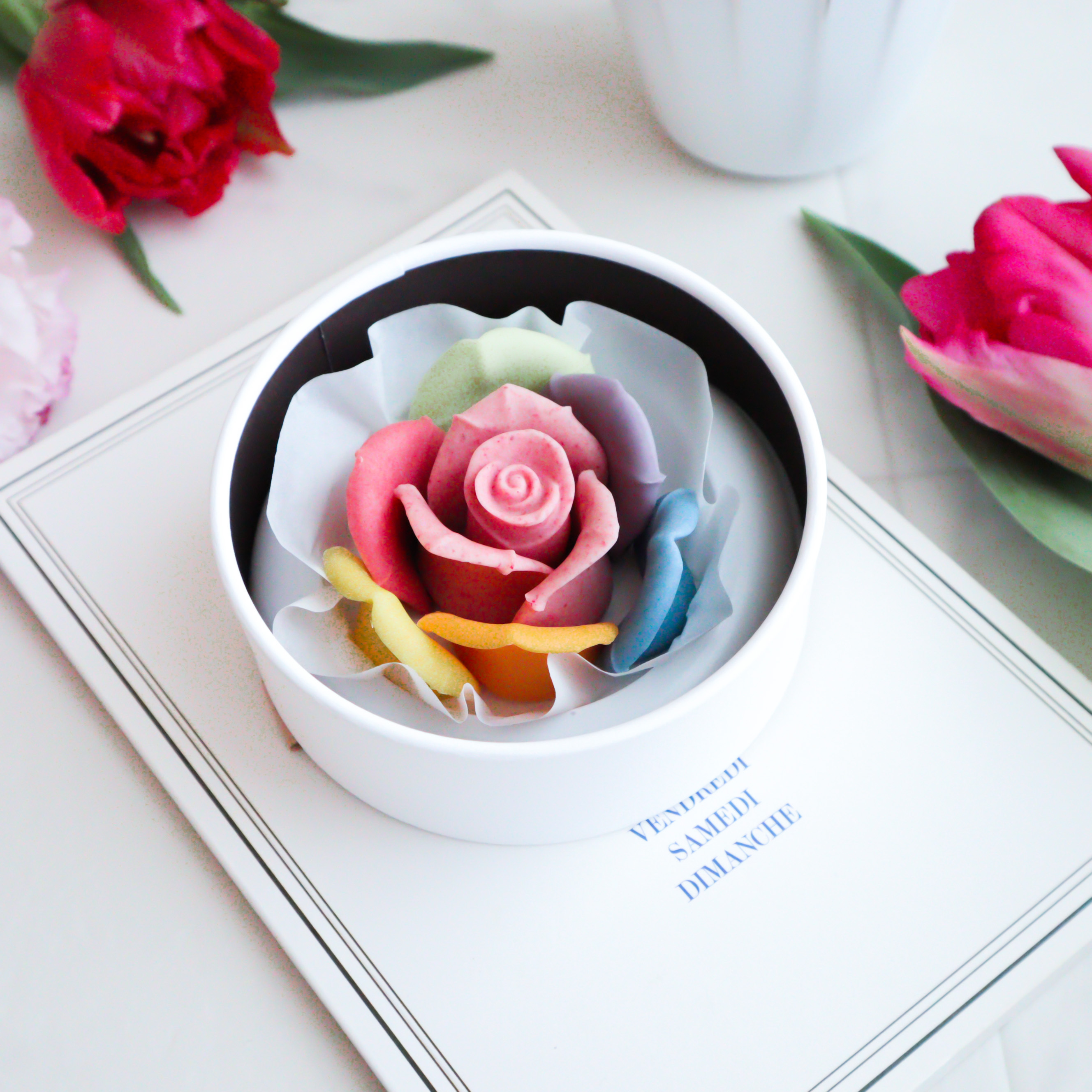 【BOX付き】お花のチョコレート・紅茶のセット