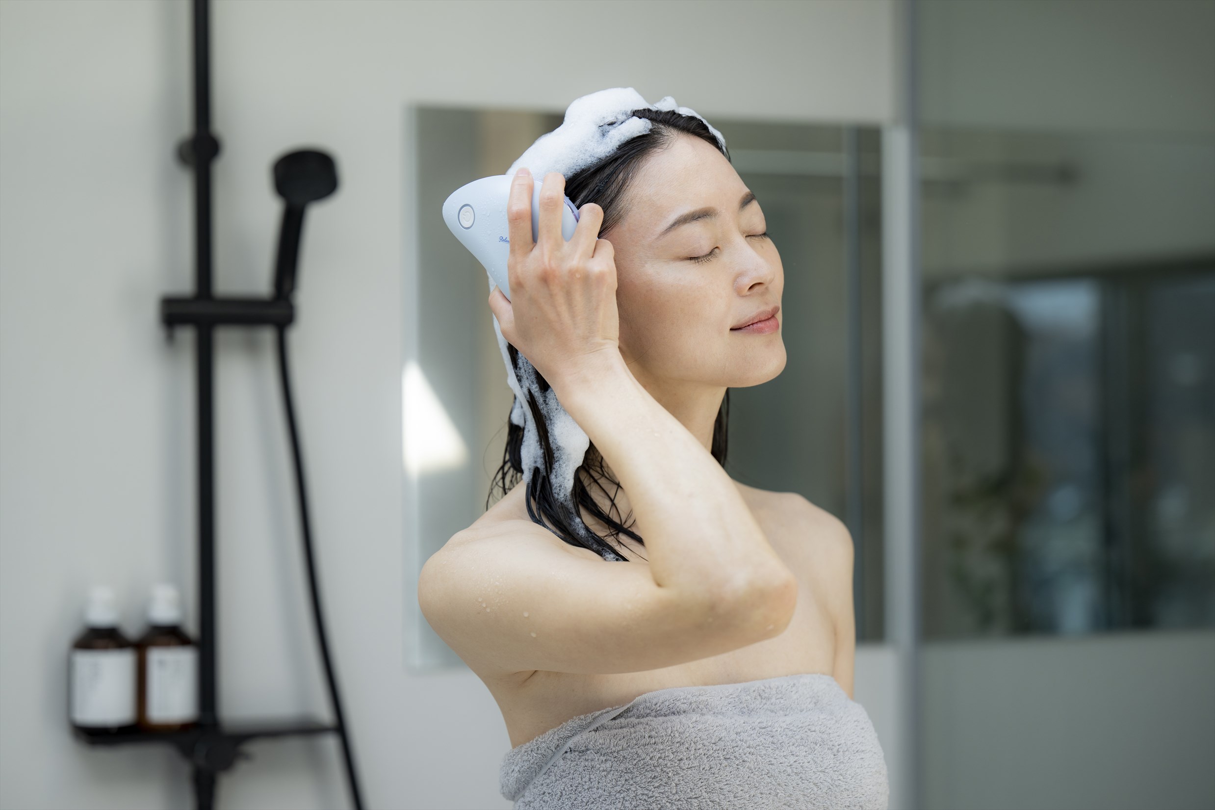 リセット＆エナジー ヘッドブラシ ブルー