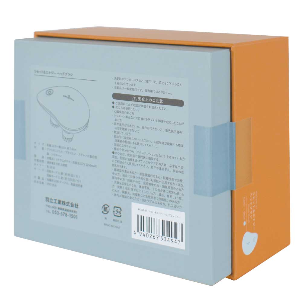 リセット＆エナジー ヘッドブラシ ブルー