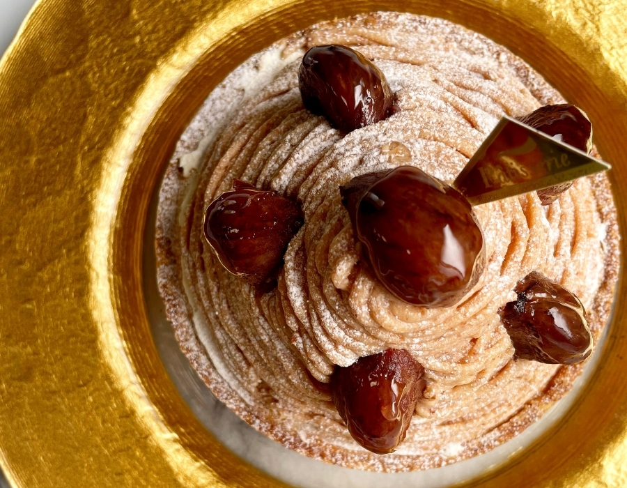 誕生日ケーキ 即日出荷 着日指定 濃厚モンブランチーズタルト18cm(8〜10名様用)